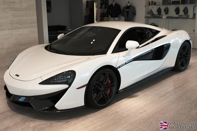 Mclaren 570s weiß 4 A1-A4 Super Car Poster Garage Höhle Auto Hyper Sports High E