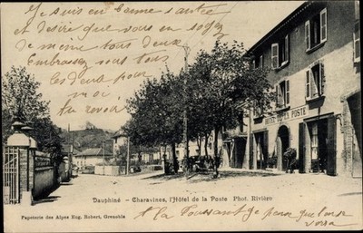 Ak L'Isère de Charavine, Hotel de la Poste - 4052081