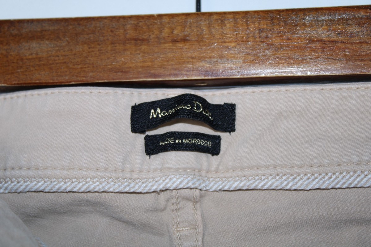 Massimo Dutti Women's Size 12 (32x29) Beige Pants View 6