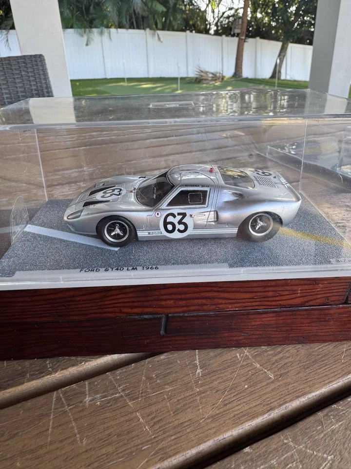 Bizarre 1966 Ford GT40 LM 1966 - RARE Silver - Vintage BZ032 - Image 2 of 4