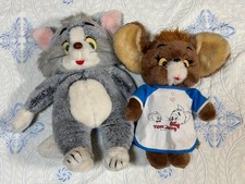 Vintage Showa Retro (Masudaya plush toys) Tom and Jerry #QY42RT