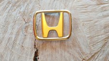 98-00 Honda Accord Emblem Rear Trunk Logo Gold Chrome P 75701 Sk7 0400