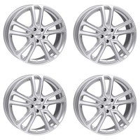4 Alutec Felgen Tormenta 7.0Jx17 ET45 5X112 SIL FüR Seat Altea Ateca Exeo Leon T