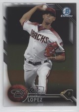 2016 Bowman Chrome Prospects Yoan Lopez #BCP144 f2s