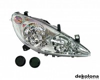 Front Scheinwerfer Rechts Vorne FüR Peugeot 307 Break Hdi CC 00-09