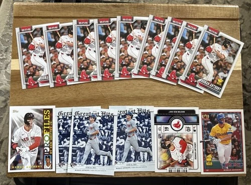 2026 Topps Series 1 Roman Anthony Rookie  15 Card Lot - 9 Base And 6 Inserts