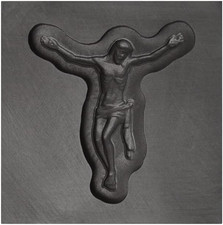 Small - Jesus Christ Religious 3D Graphite Ingot Mold for Precious Metal Casting