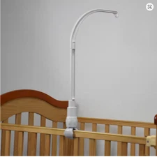 Rotating Baby Crib Rattle Toy Clip for Stroller & Infant Bed Hanging