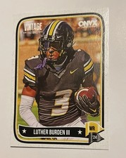 Luther Burden 2024 Onyx Vintage Authenticated #OVLUBU