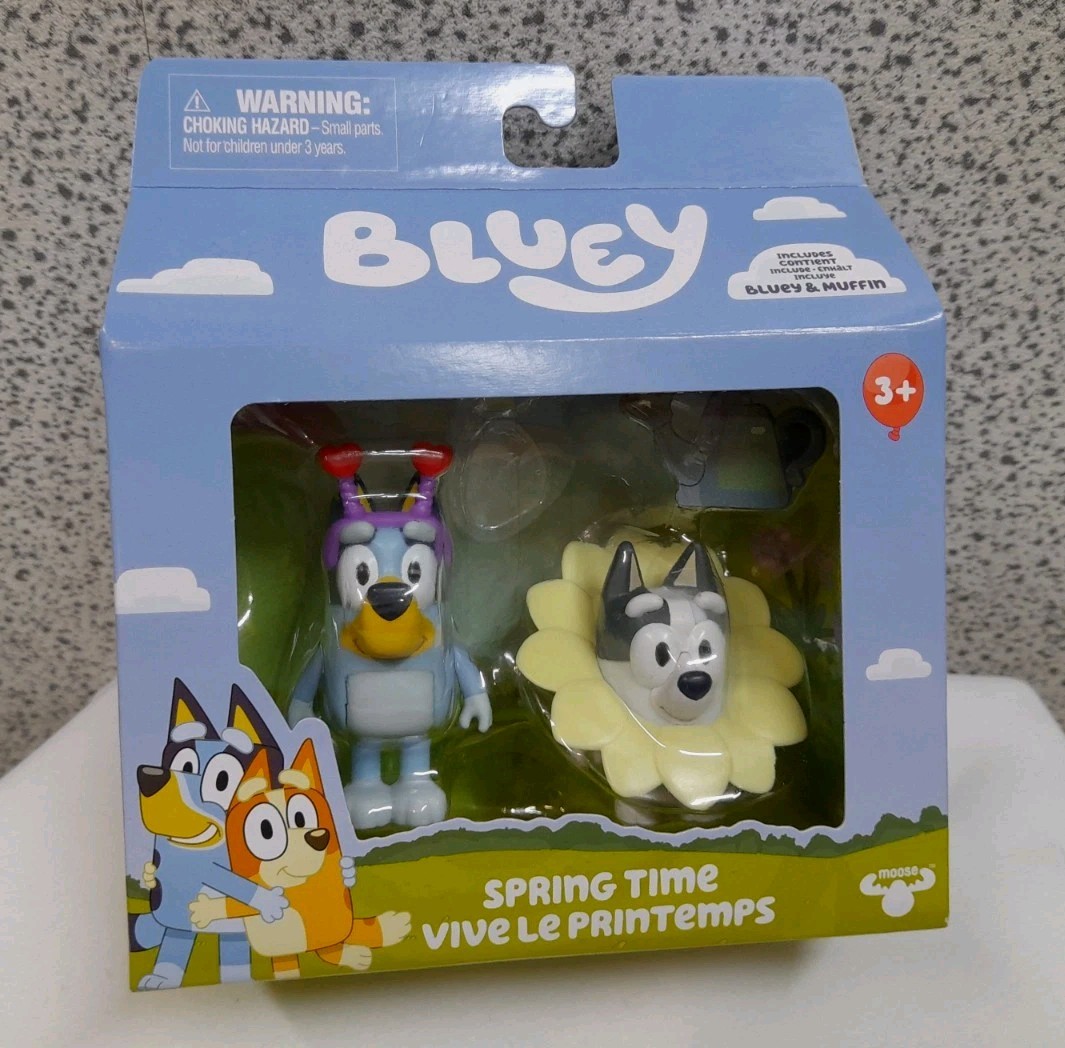 Bluey personaggi cm 6 Bluey & Muffin by Rocco Giocattoli