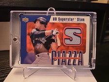 2002 Upper Deck Mike Piazza UD Superstar Slam Game Used Relic