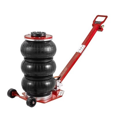 Rugged 3Ton Pneumatic Airbag Jack 6 Support Rods 17.7'' Lift Height