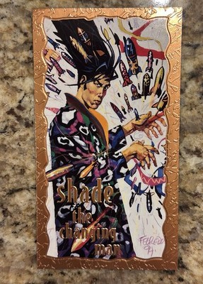 SkyBox Shade the Changing Man DC Comics Vertigo 1994 Trading Card gold sandman