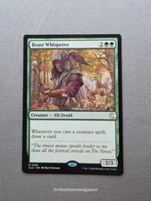 MTG Beast Whisperer #158 Rare Ravnica: Clue Edition Magic The Gathering