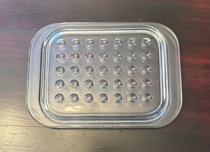 Pyrex Corning Ware Glass Lid C – One – C Dimples Or Texture Casserole Dish