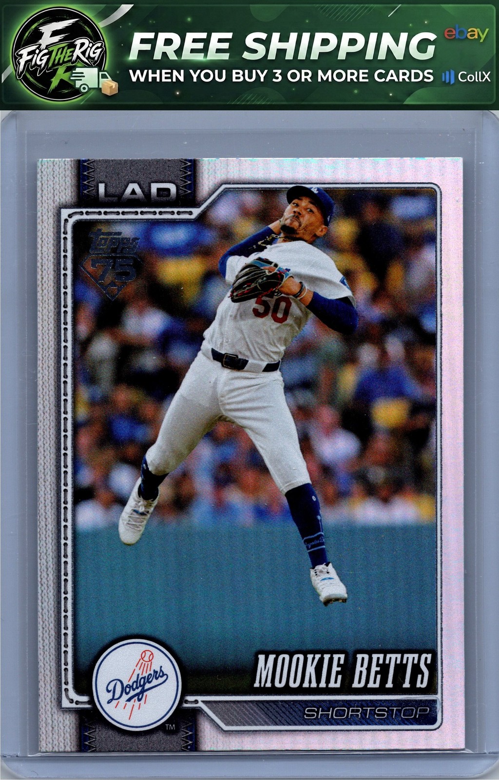 2026 Topps #41 Mookie Betts Rainbow Foil