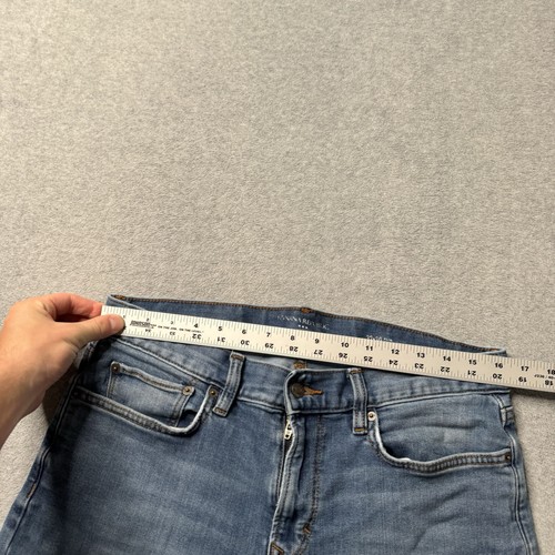 Banana Republic Travel Jeans Mens 32x30 Blue Denim Faded Athletic Stretch Adult - Picture 5 of 10