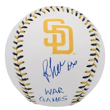 RHEA RIPLEY SIGNED BASEBALL WWE SAN DIEGO WAR GAMES 2025 FANATICS COA