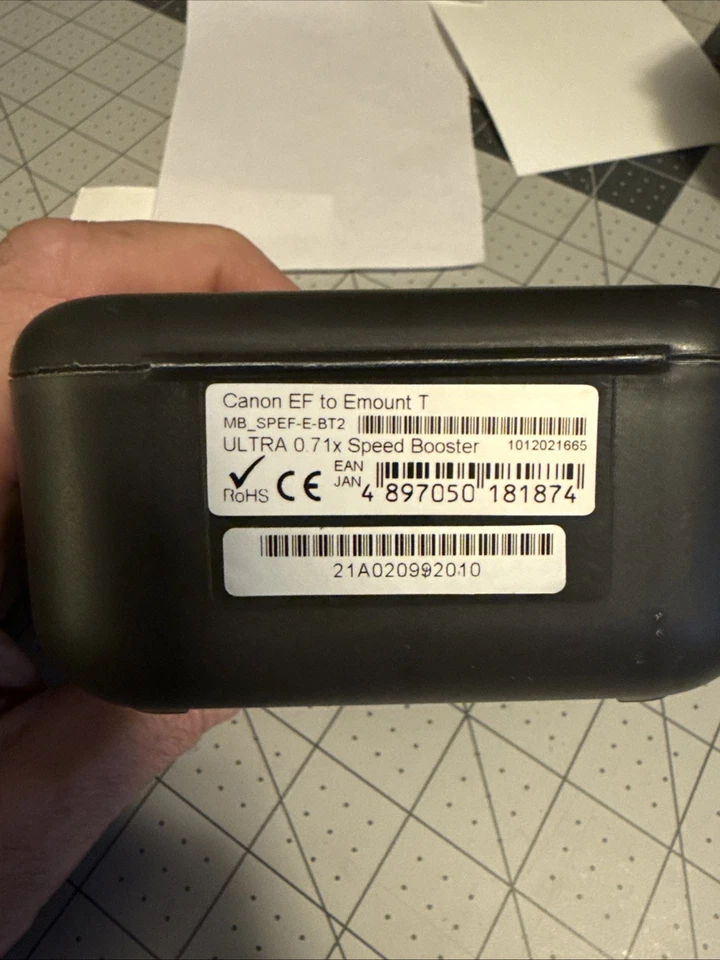 Metabones Speed Booster Canon EF lente para Sony E montura speedbooster adaptador montaje Foto 3 de 4