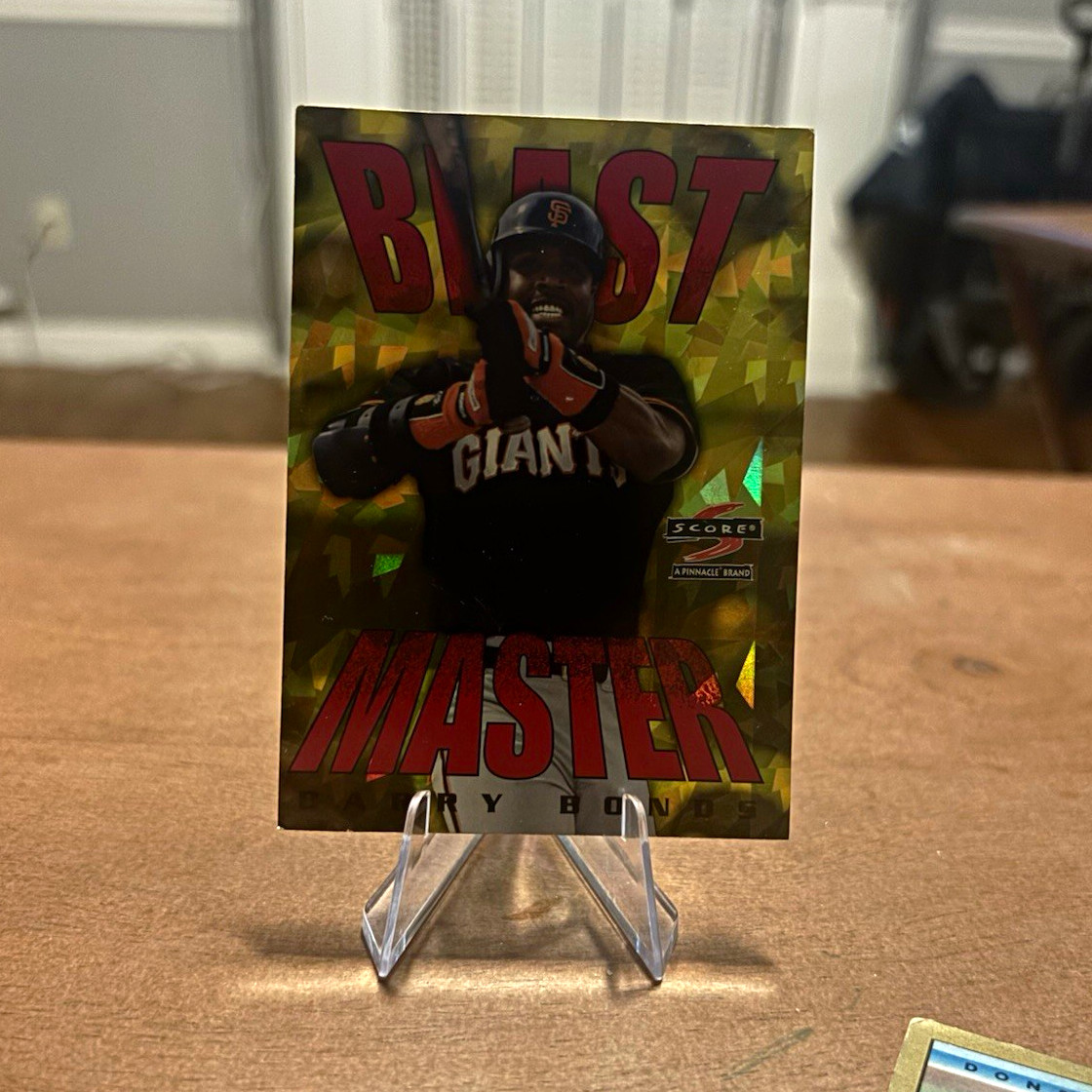 Pinnacle Score 1997 Blast Master Insert Barry Bonds #5 of 18 HORRIBLE CONDITION!