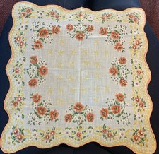Floral Hankercheif Vintage