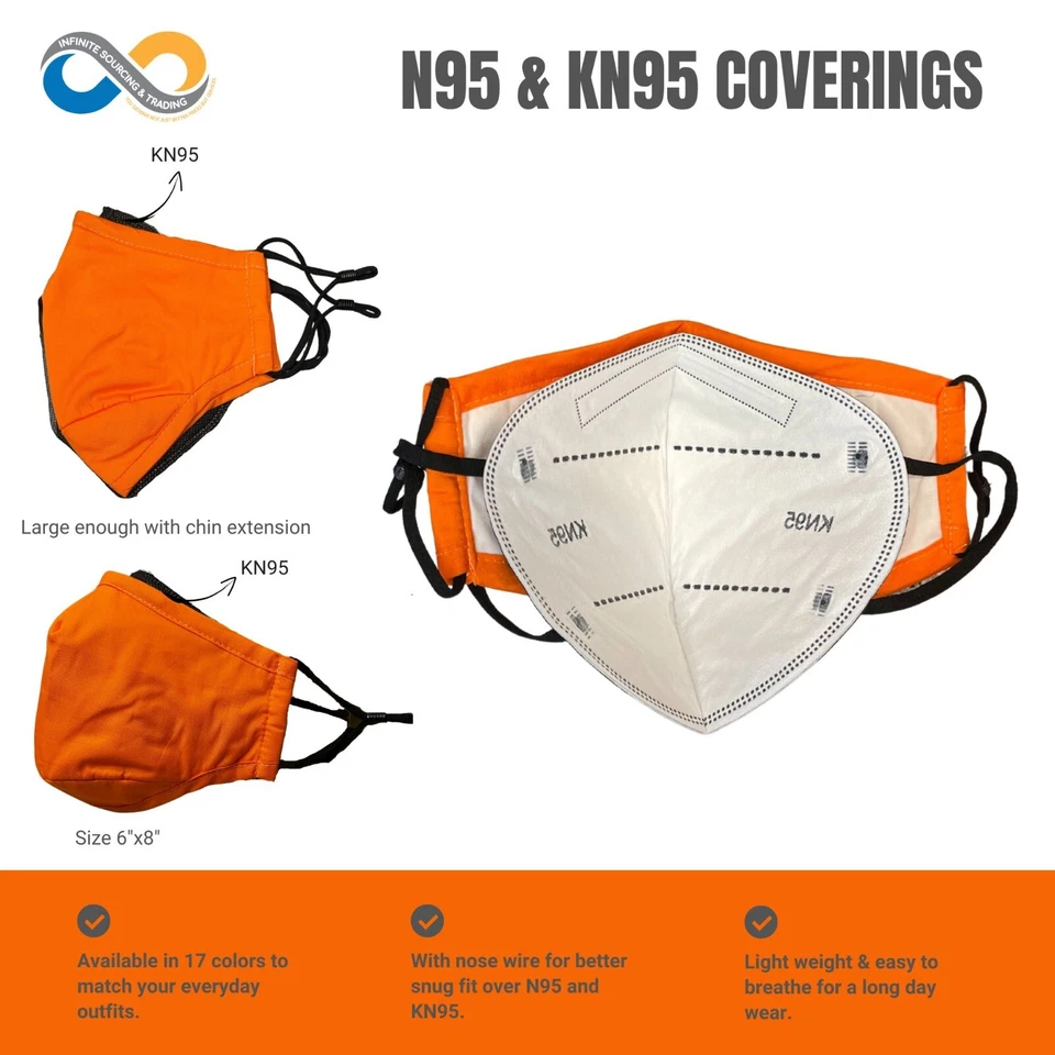 Face Mask, Mask with Nose Wire, Cloth Face Mask, Reusable & Washable Face Mask - Image 2 of 4