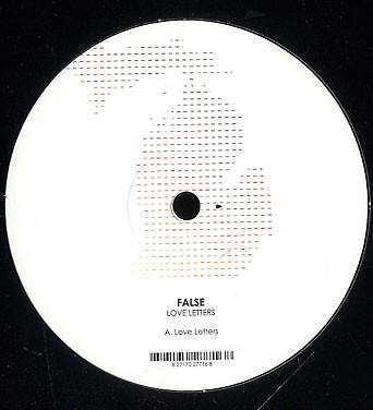 False - Love Letters / VG / 12'''', Maxi