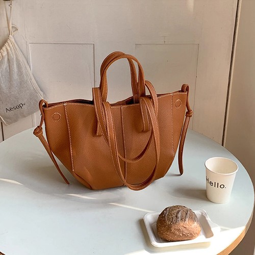 Women’s Soft Underarm Tote – Large Capacity Fashion Shoulder Bag for Shopping