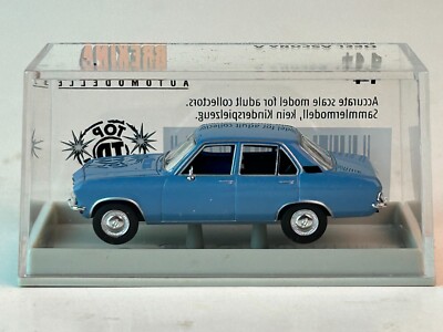 Brekina 1:87 Scale Opel Ascona A, Blue