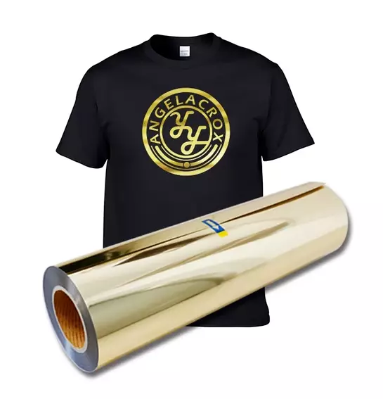 Heat Transfer Vinyl Gold Foil HTV Iron on Tshirt Garments Crafting Circuit  Cameo