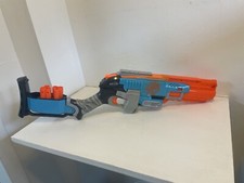 NERF Zombie Strike Sledgefire Dart Blaster Gun w/ 2 Ammo Shells