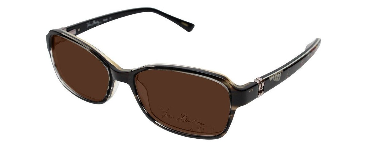 Vera Bradley Mara Sunglasses Happy Blooms Polarized Vera Bradley Lillian Polarized Sunglasses Oversized in Black  main image 2
