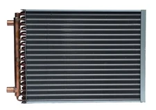 12x12 Water to Air Heat Exchanger~~1" Copper Ports w/ EZ Install Front Flange