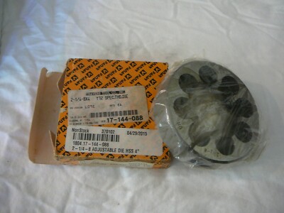 TTC 2-1/4''-8 x 4''OD HSS RH Special Thread Round Split Adjustable Die