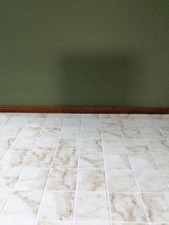 Dollhouse Marble Square Tile Floor Embossed Card Stock Glossy 1:12 Scale