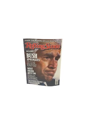 January 2009 Rolling Stone Magazine Bush Apologies What Obama Must Do