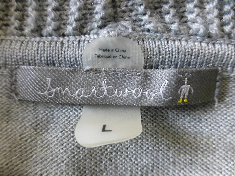 Vestido/Túnica Smartwool Cuello Capucha Talla Grande Gris Mezcla Lana Merino ¡Excelente! Foto 3 de 4