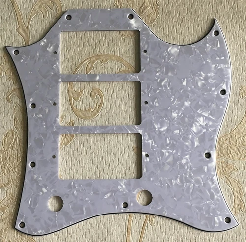 Pick Gibson SG Standard 3 Pickup Style Guitar Pickguard,4 Ply White Pearl