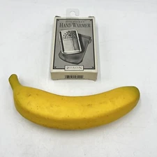 Restoration Hardware Pocket Hand Warmer Vintage Reproduction Chrome Red Bag New