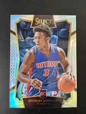 2015-16 PANINI SELECT STANLEY JOHNSON SILVER PRIZM ROOKIE CONCOURSE RC #89