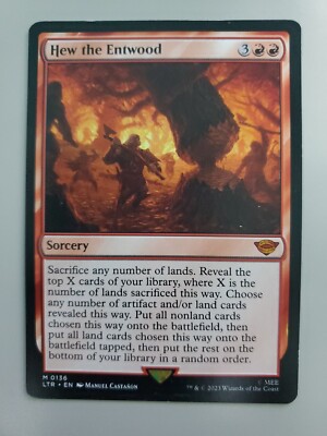 MTG Hew the Entwood LotR: Tales of Middle-earth 0136 Regular Mythic 