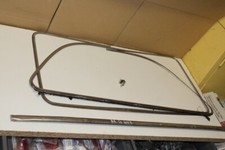 joncs inox,  baguette de porte arrière gauche PEUGEOT 403