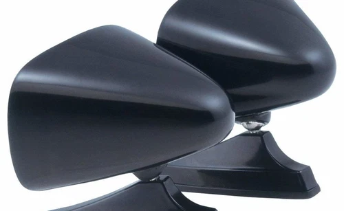 BLACK AERO SPORT MIRRORS CLASSIC MUSCLECAR HOTROD TRUCK LH&RH PAIR KIT