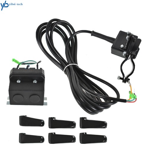 Hardware Winches Solenoid Relay, Vehicle Industry ATV UTV Warn Winch Contactor Solenoid Rocker Thumb Switch Kit Replaces For 1500‑5000lb Black with...