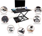 Height Adjustable Standing Desk Converter - Ergonomic Sit to Stand Workstation