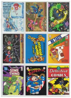 2014 GPK GARBAGE PAIL KIDS BNS 2 BOTH SETS 4 CARD BATTLES and 4 CARD COMIC CARDS