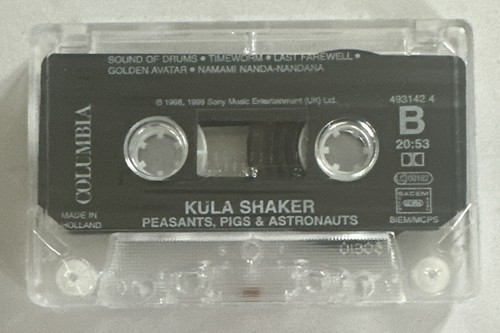 Kula Shaker - Peasants Pigs & Astronauts Cassette Tape EX / EX Condition - Imagen 7 de 7