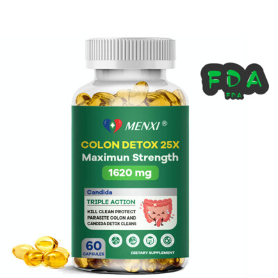 Colon Cleanse Super Flush All Organic Herbs Flush Pounds Lose Weight Detox Caps