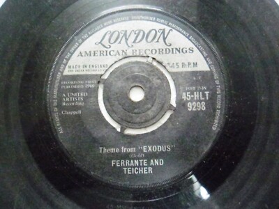 Ferrante & Teicher 45 Hlt 9298  Rare Single 7'' 45 England Record G+