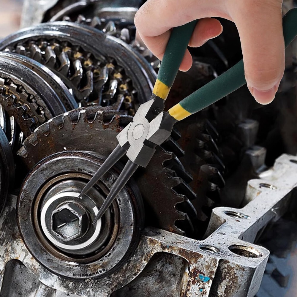 4PCS 7-inch Internal/External Snap Ring Pliers Set Heavy Duty Circlip Pliers Kit